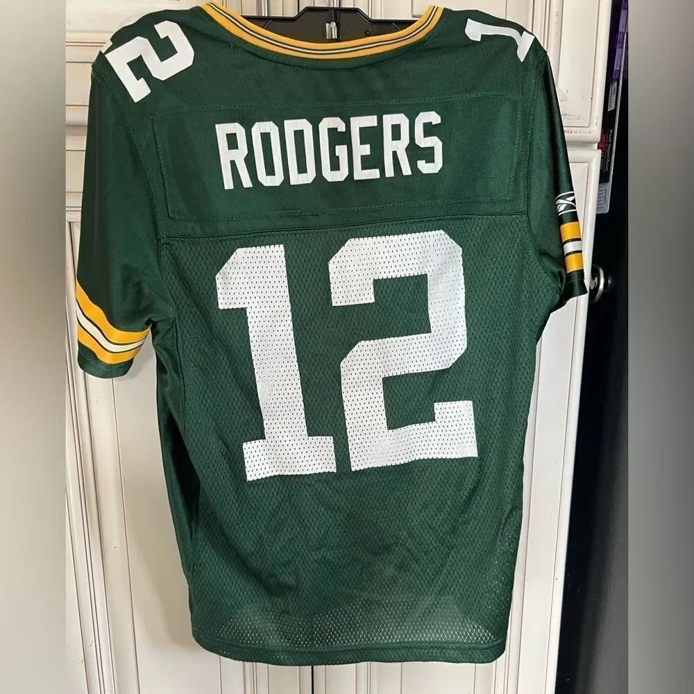 NFL Players Green Bay Packers Aaron Rodgers #12 Jersey Women's S